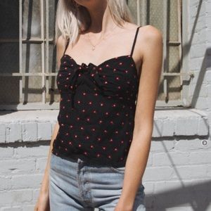 Brand New Brandy Melville Floral Sasha Tank Top